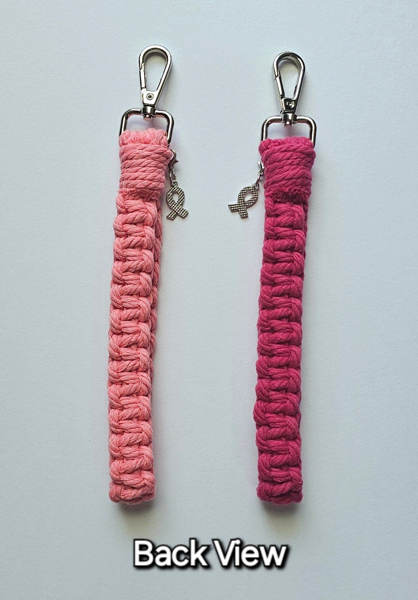 Breast Cancer Awareness Wristlet Keychain
