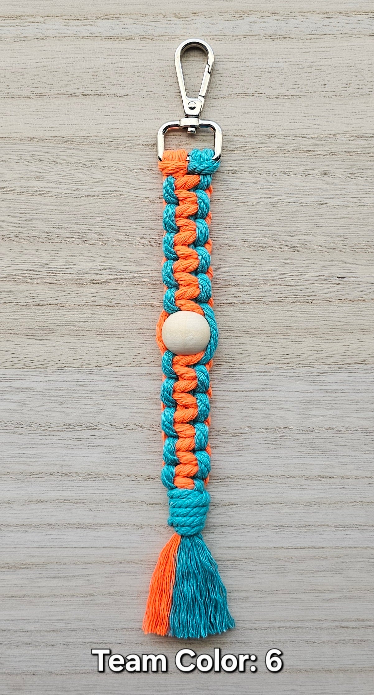 Sports Beaded Keychain