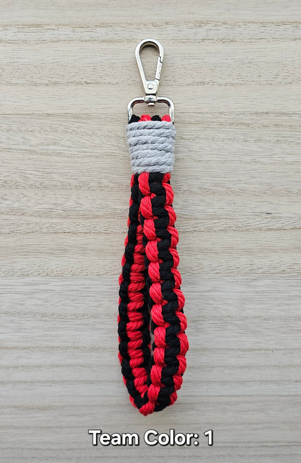 Sports Wristlet Keychain